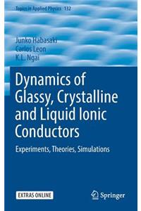 Dynamics of Glassy, Crystalline and Liquid Ionic Conductors