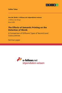 Effects of Semantic Priming on the Detection of Words