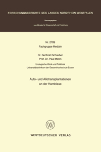 Auto- und Allotransplantationen an der Harnblase