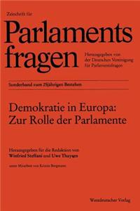 Demokratie in Europa: Zur Rolle Der Parlamente