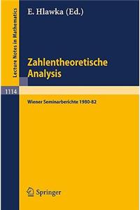 Zahlentheoretische Analysis