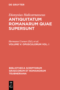 Opusculorum Vol. I