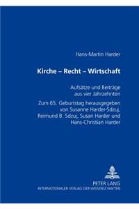 Kirche - Recht - Wirtschaft