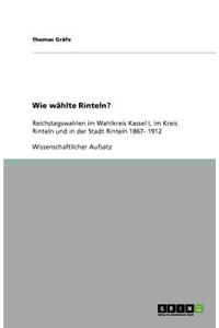Wie wählte Rinteln?