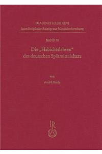 Die 'Habichtslehren' Des Deutschen Spatmittelalters