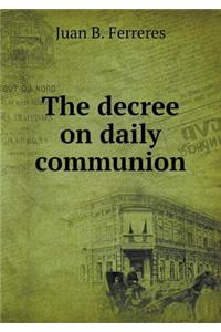 The Decree on Daily Communion