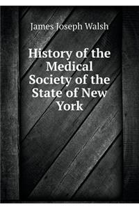 History of the Medical Society of the State of New York