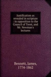 Justification as revealed in scripture