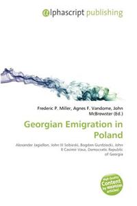 Georgian Emigration in Poland