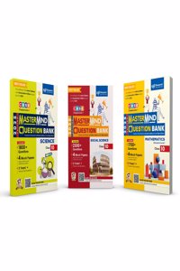 CBSE question bank class 10 Combo Science, Social Science, Maths Standard by Mastermind for 2025