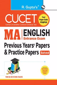 CUET-PG: M.A. English (Test Paper Code PGQP05) â€“ Previous Yearsâ€™ Papers & Practice Papers (Solved)