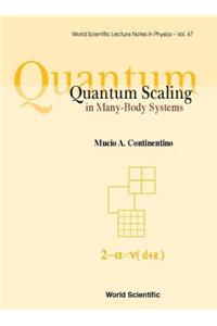 Quantum Scaling in Many-Body Systems