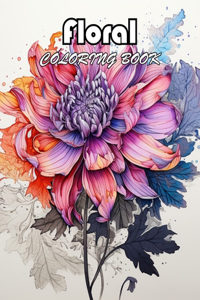 Floral Adult Coloring Book
