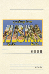 Vintage Lined Notebook Greetings from Flushing, Long Island, New York