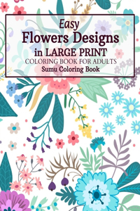 Easy Flowers Designs in Large Print