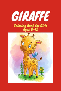 Giraffe Coloring Book for Girls Ages 8-12