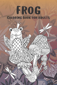 Frog - Coloring Book for adults
