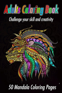 Adults mandala coloring book