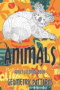 Adult Coloring Book Geometric Patterns - Animals