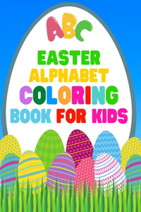 Easter Alphabet Coloring Book For Kids