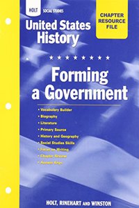 Crf Forming a Govt Hss: Us Hist 2006