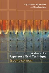 Manual for Repertory Grid Technique