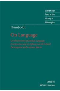 Humboldt: 'on Language'