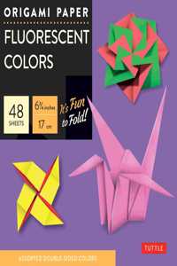 Origami Paper - Fluorescent Colors - 6 3/4 - 48 Sheets