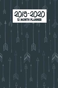 2019-2020 12 Month Planner