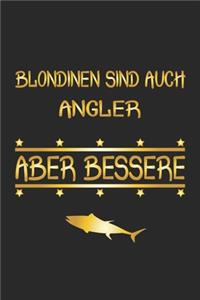 Blondinen sind auch Angler aber bessere