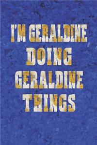 I'm Geraldine Doing Geraldine Things