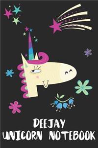 Deejay Unicorn Notebook