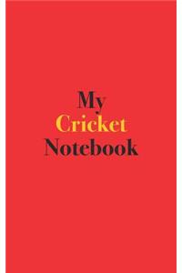 My Cricket Notebook