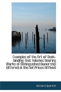 Examples of the Art of Book-Binding