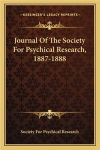 Journal of the Society for Psychical Research, 1887-1888