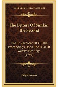 The Letters of Simkin the Second