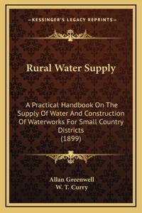 Rural Water Supply