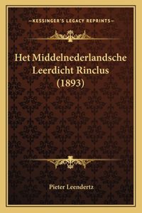 Het Middelnederlandsche Leerdicht Rinclus (1893)