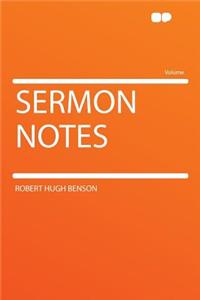 Sermon Notes