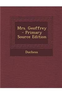 Mrs. Geoffrey