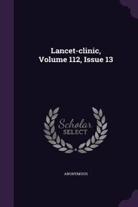 Lancet-Clinic, Volume 112, Issue 13