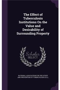 Effect of Tuberculosis Institutions On the Value and Desirability of Surrounding Property