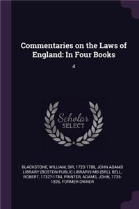 Commentaries on the Laws of England