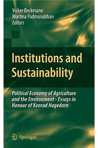 Institutions and Sustainability