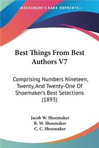 Best Things From Best Authors V7