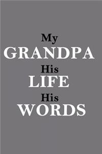 My Grandpa His Life His Words