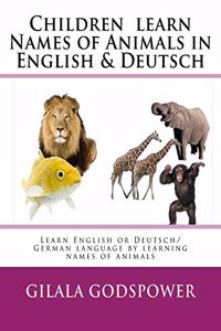 Children learn Names of Animals in English & Deutsch