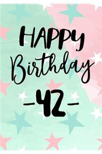 Happy Birthday 42