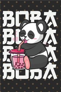 Kawaii Bubble Tea Panda Boba