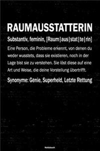 Raumausstatterin Notizbuch